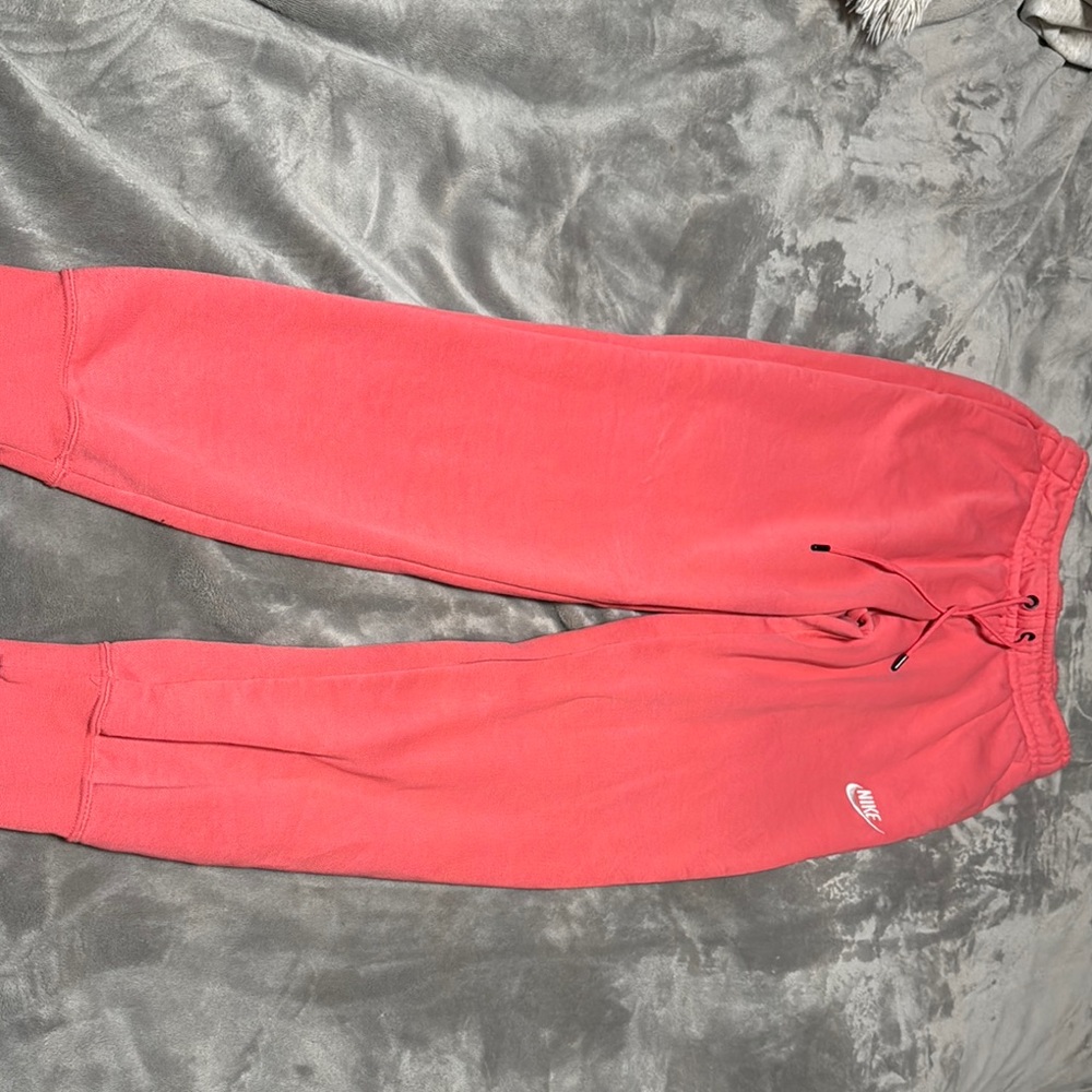 Nike Red Jogger Sweatpants